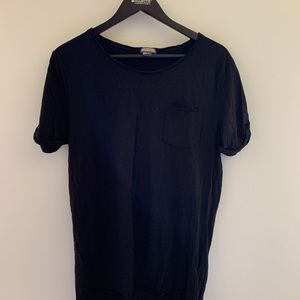 Black long tee